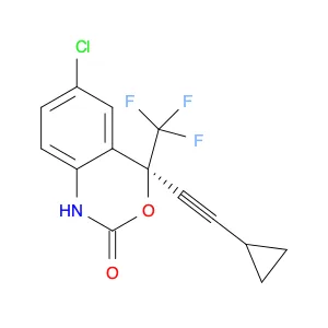(4S)-6-chloro-4-(2-cyclopropylethynyl)-4-(trifluoromethyl)-2,4-dihydro-1H-3,1-benzoxazin-2-one