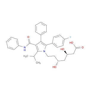 (3R,5R)-7-[2-(4-Fluorophenyl)-5-isopropyl-3-phenyl-4-phenylcarbamoylpyrrol-1-yl]-3,5-dihydroxyhept…