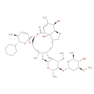 25-Cyclohexyl-5-O-demethyl-25-de(1-methylpropyl)avermectin A1a