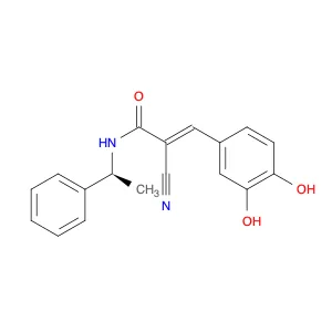 (2E)-2-Cyano-3-(3,4-Dihydroxyphenyl)-N-[(1S)-1-Phenylethyl]-2-Propenamide