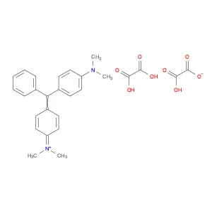 Bis[[4-[4-(dimethylamino)benzhydrylidene]cyclohexa-2,5-dien-1-ylidene]dimethylammonium] oxalate, d…