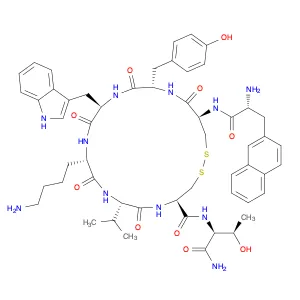 L-Threoninamide, 3-(2-naphthalenyl)-D-alanyl-L-cysteinyl-L-tyrosyl-D-tryptophyl-L-lysyl-L-valyl-L-…