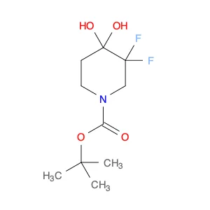 1-Boc-3, 3-difluoro-4,4-(dihydroxy)piperidine