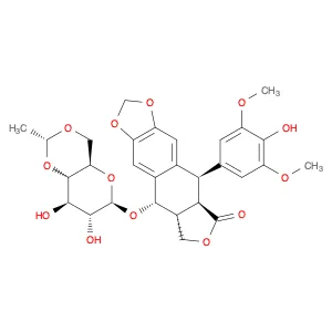 (5R,5aR,8aR,9S)-9-[[4,6-O-(1R)-Ethylidene-β-D-glucopyranosyl]oxy]-5,8,8a,9-tetrahydro-5-(4-hydroxy…
