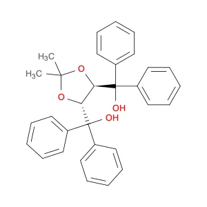 ((4R,5R)-2,2-Dimethyl-1,3-dioxolane-4,5-diyl)bis(diphenylmethanol)
