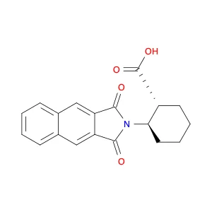(1R,2R)-2-(1,3-Dioxo-1H-benzo[f]isoindol-2(3H)-yl)cyclohexanecarboxylic acid