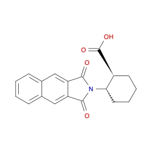 (1S,2S)-2-(1,3-Dioxo-1H-benzo[f]isoindol-2(3H)-yl)cyclohexanecarboxylic acid