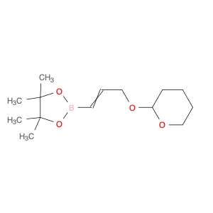 (E)-4,4,5,5-Tetramethyl-2-(3-((tetrahydro-2H-pyran-2-yl)oxy)prop-1-en-1-yl)-1,3,2-dioxaborolane