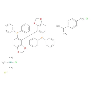 Chloro[(S)-(-)-5,5'-bis(diphenylphosphino)-4,4'-bi-1,3-benzodioxole](p-cymene)ruthenium(II) Chlori…