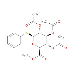 Methyl (phenyl 2,3,4-tri-o-acetyl-1-thio-β-d-glucopyranosid)uronate