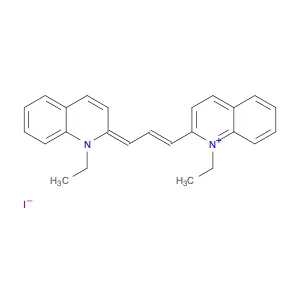 1-Ethyl-2-(3-(1-ethylquinolin-2(1H)-ylidene)prop-1-en-1-yl)quinolin-1-ium iodide