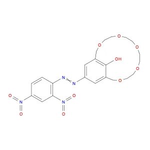 3,6,9,12,15-Pentaoxabicyclo[15.3.1]heneicosa-1(21),17,19-trien-21-ol, 19-[2-(2,4-dinitrophenyl)dia…