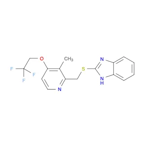 1H-Benzimidazole, 2-[[[3-methyl-4-(2,2,2-trifluoroethoxy)-2-pyridinyl]methyl]thio]-