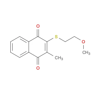 2-((2-METHOXYETHYL)THIO)-3-METHYLNAPHTHALENE-1,4-DIONE