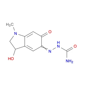 2-(3-Hydroxy-1-methyl-6-oxo-2,3-dihydro-1H-indol-5(6H)-ylidene)hydrazinecarboxamide