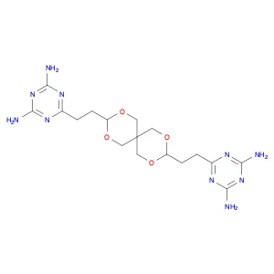 3,9-BIS[2-(3,5-DIAMINO-2,4,6-TRIAZAPHENYL)ETHYL]-2,4,8,10-TETRAOXASPIRO[5.5]UNDECANE