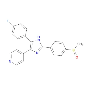 4-[4-(4-Fluorophenyl)-2-[4-(methylsulfinyl)phenyl]-1H-imidazol-5-yl]pyridine