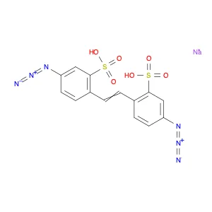 disodium 5-azido-2-[(1E)-2-(4-azido-2-sulfonatophenyl)ethenyl]benzene-1-sulfonate tetrahydrate