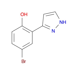 4-Bromo-2-(1H-pyrazol-3-yl)phenol