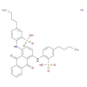 Sodium 6,6'-((9,10-dioxo-9,10-dihydroanthracene-1,4-diyl)bis(azanediyl))bis(3-butylbenzenesulfonat…