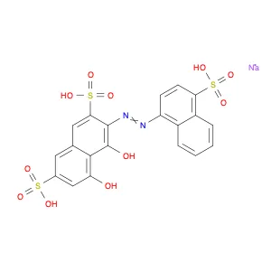 Sodium 4,5-dihydroxy-3-((4-sulfonatonaphthalen-1-yl)diazenyl)naphthalene-2,7-disulfonate