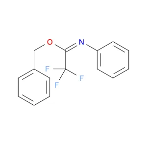 2,2,2-Trifluoro-n-phenylacetimidic acid benzyl ester