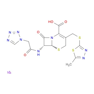 5-Thia-1-azabicyclo[4.2.0]oct-2-ene-2-carboxylic acid, 3-[[(5-methyl-1,3,4-thiadiazol-2-yl)thio]me…