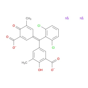Benzoic acid, 5-​[(3-​carboxy-​5-​methyl-​4-​oxo-​2,​5-​cyclohexadien-​1-​ylidene)​(2,​6-​dichloro…