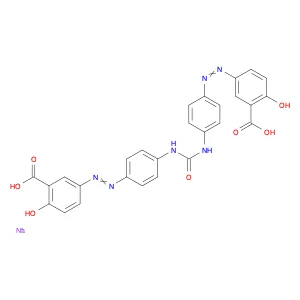 Benzoic acid, 3,3′-[carbonylbis(imino-4,1-phenylene-2,1-diazenediyl)]bis[6-hydroxy-, sodium salt (…
