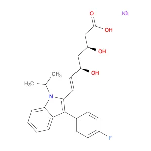 sodium (3R,5S,6E)-7-[3-(4-fluorophenyl)-1-(propan-2-yl)-1H-indol-2-yl]-3,5-dihydroxyhept-6-enoate