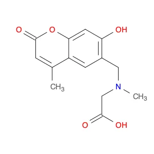 N-[(7-Hydroxy-4-methyl-2-oxo-2H-1-benzopyran-6-yl)methyl]-N-methylglycine