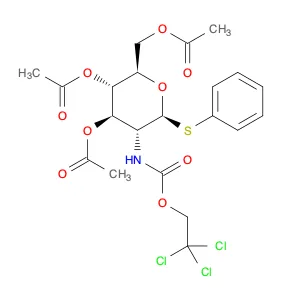 Phenyl 3,4,6-tri-O-acetyl-2-deoxy-1-thio-2-(2,2,2-trichloroethoxyformamido)-β-D-glucopyranoside