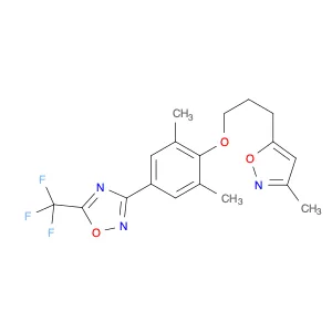 3-[3,5-Dimethyl-4-[3-(3-methylisoxazol-5-yl)propoxy]phenyl]-5-(trifluoromethyl)-1,2,4-oxadiazole