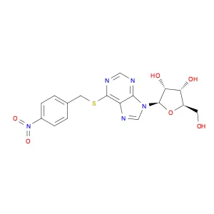 (2R,3S,4R,5R)-2-(Hydroxymethyl)-5-(6-((4-nitrobenzyl)thio)-9H-purin-9-yl)tetrahydrofuran-3,4-diol
