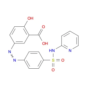 Benzoic acid, 2-hydroxy-5-[2-[4-[(2-pyridinylamino)sulfonyl]phenyl]diazenyl]-