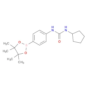 1-Cyclopentyl-3-(4-(4,4,5,5-tetramethyl-1,3,2-dioxaborolan-2-yl)phenyl)urea