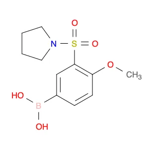 (4-Methoxy-3-(pyrrolidin-1-ylsulfonyl)phenyl)boronic acid