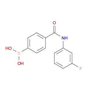 (4-((3-Fluorophenyl)carbamoyl)phenyl)boronic acid