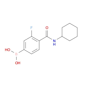 N-Cyclohexyl 4-borono-2-fluorobenzamide