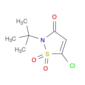 3(2H)-Isothiazolone,5-chloro-2-(1,1-dimethylethyl)-, 1,1-dioxide