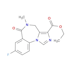 Ethyl 8-fluoro-5-methyl-6-oxo-4H-imidazo[1,5-a][1,4]benzodiazepine-3-carboxylate