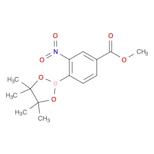 4-Methoxycarbonyl-2-nitrophenylboronic acid, pinacol ester