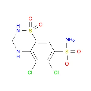 5,6-Dichloro-3,4-dihydro-2H-benzo[e][1,2,4]thiadiazine-7-sulfonamide 1,1-dioxide