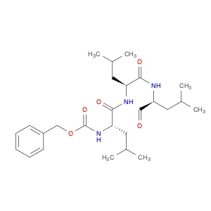 L-​Leucinamide, N-​[(phenylmethoxy)​carbonyl]​-​L-​leucyl-​N-​[(1S)​-​1-​formyl-​3-​methylbutyl]​-