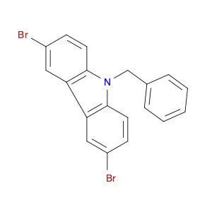 9-Benzyl-3,6-dibromocarbazole