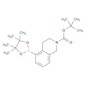 2(1H)-Isoquinolinecarboxylic acid, 3,4-dihydro-5-(4,4,5,5-tetramethyl-1,3,2-dioxaborolan-2-yl)-, 1…