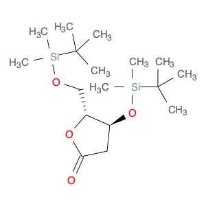 (4S,5R)-4-((tert-Butyldimethylsilyl)oxy)-5-(((tert-butyldimethylsilyl)oxy)methyl)dihydrofuran-2(3H…
