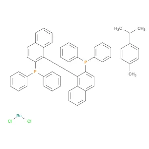 (R)-(+)-2,2'-BIS(DIPHENYLPHOSPHINO)-1,1'-BINAPHTHALENECHLORO(P-CYMENE)RUTHENIUM CHLORIDE