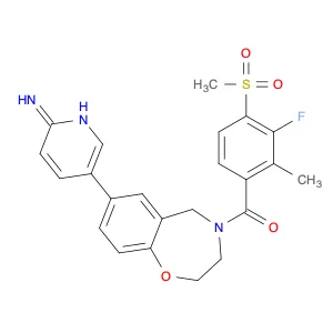 [7-(6-aminopyridin-3-yl)-3,5-dihydro-2H-1,4-benzoxazepin-4-yl]-(3-fluoro-2-methyl-4-methylsulfonyl…
