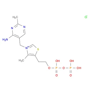 3-((4-Amino-2-methylpyrimidin-5-yl)methyl)-5-(2-((hydroxy(phosphonooxy)phosphoryl)oxy)ethyl)-4-met…